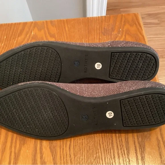 Rothy's The Point Twighlight Metallic Cap Toe Size 10 NWOB *RETIRED - Picture 6 of 6